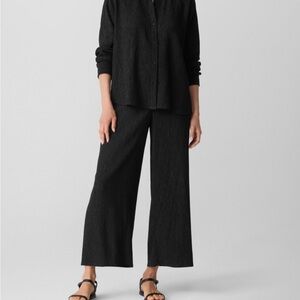 Eileen Fisher Woven Ankle Pants (Petite)